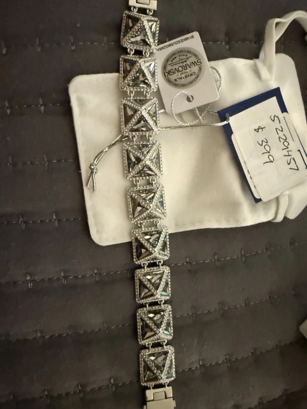 Atelier Swarovski Core Collection Kalix Pyramid Link Bracelet